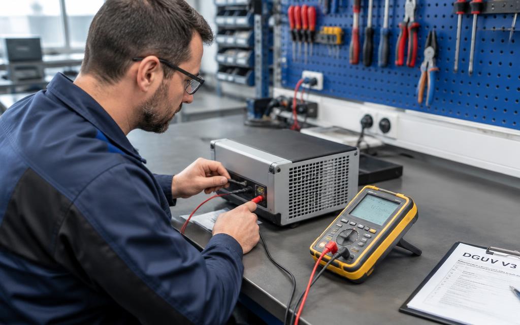 Elektroprüfungen – Geräteprüfung nach DGUV V3